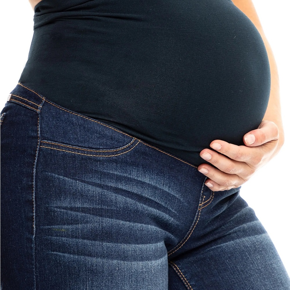 1822 Denim Dark Blue Maternity Jeans Size S